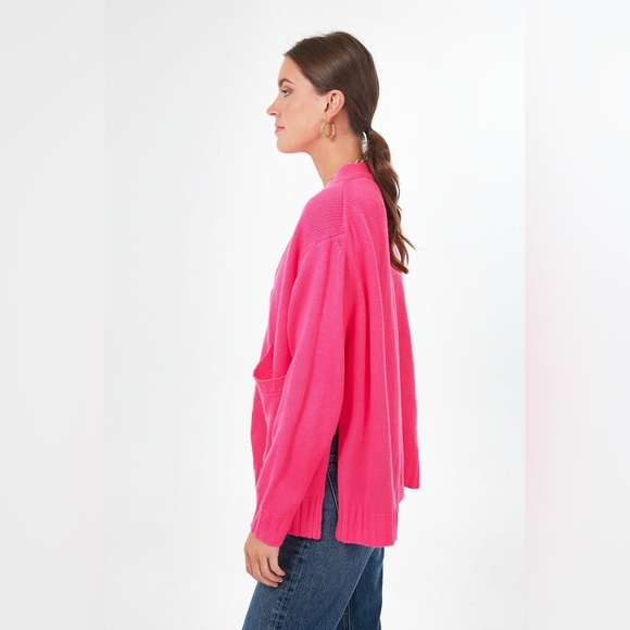 Pomander Place Hot Pink Slone Cardigan - Picture 4 of 10